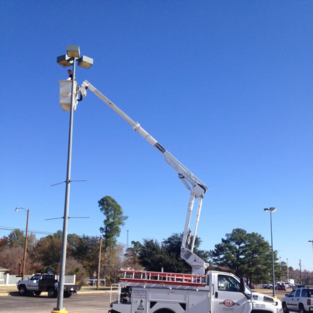 Exterior lighting and parking lot lighting